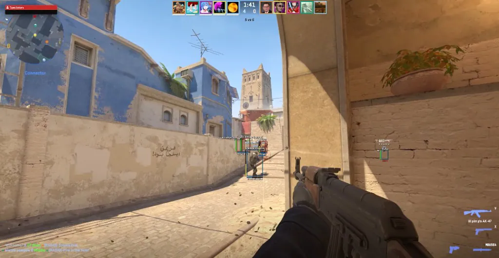 CS2 Faceit cheats in-game preview on Windows PC
