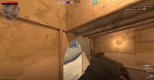 CS2 radar overlay beside player ESP